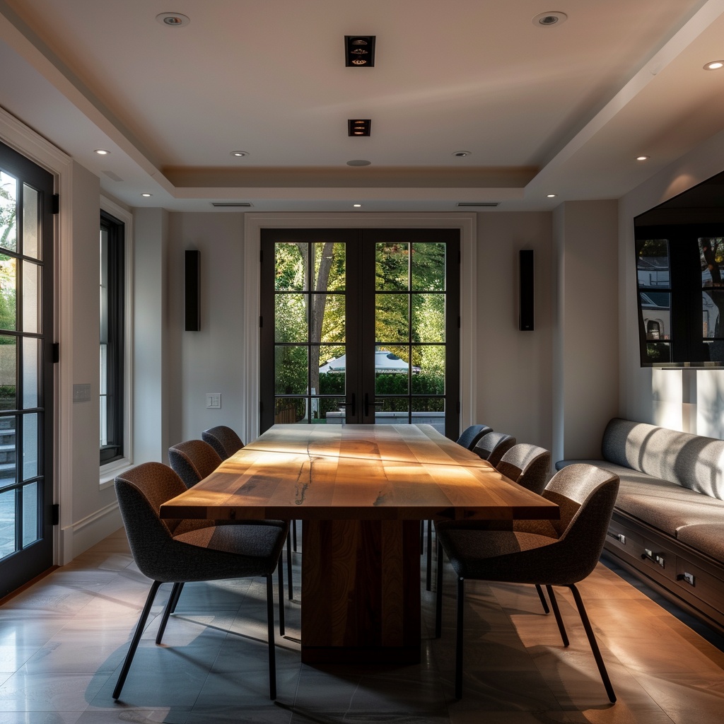 Live Edge Minimalist Dining Table
