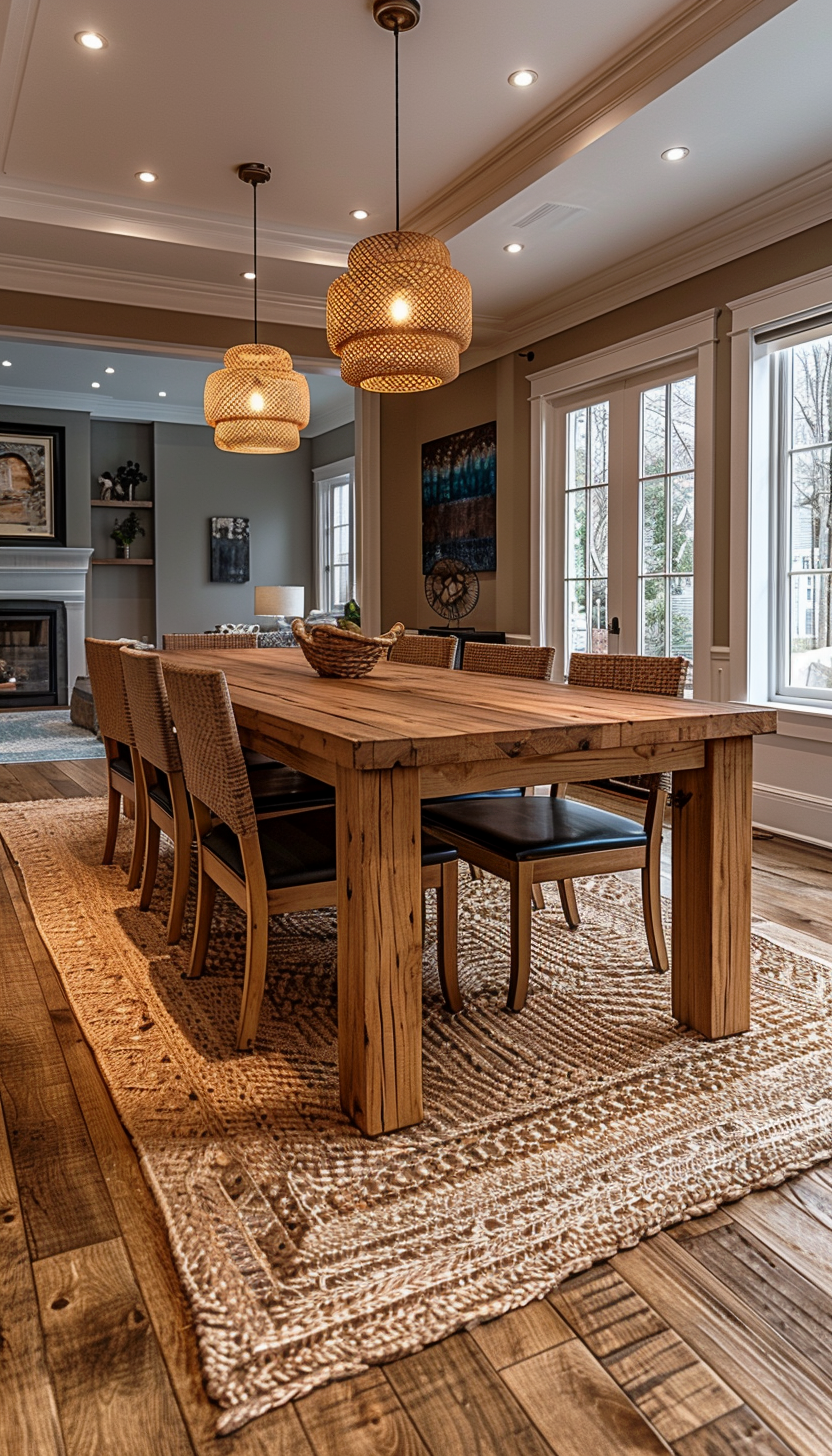 Classic Rustic Farmhouse Style Table