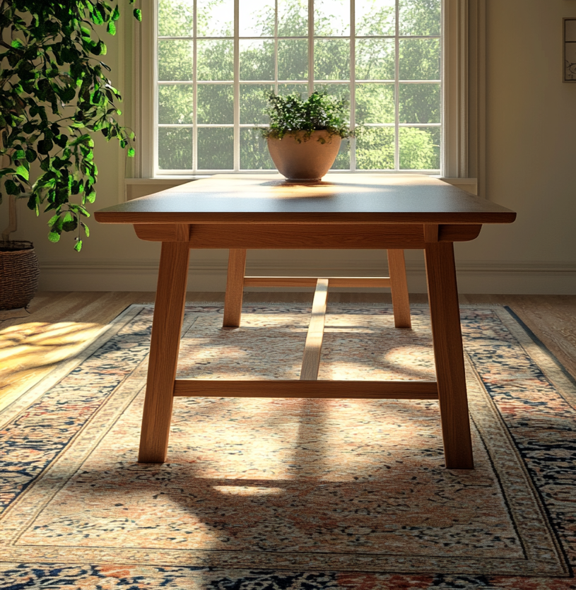 Minimalist Maple Dining Table – #WT10082
