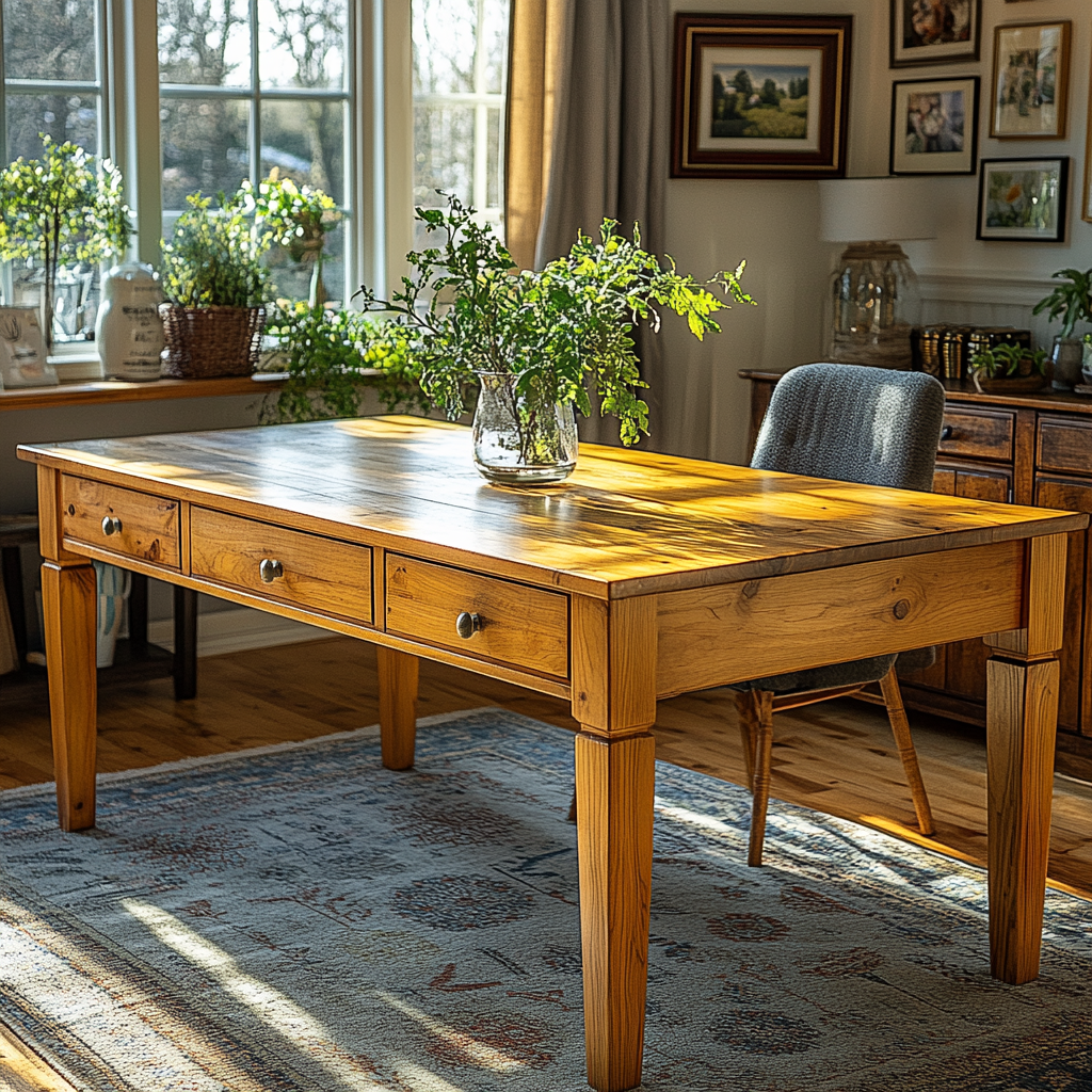 Farmhouse Style Desk – #WT10061